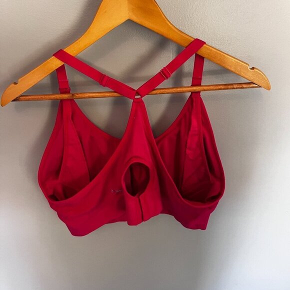 Bamboobies Nursing bra Hot Pink XXL Racer Back Padded Breastfeeding - Picture 4 of 7